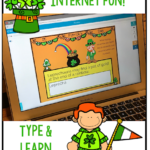 St. Patrick's Day typing activity