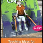 Book cover with a boy using AFOs and a walker.