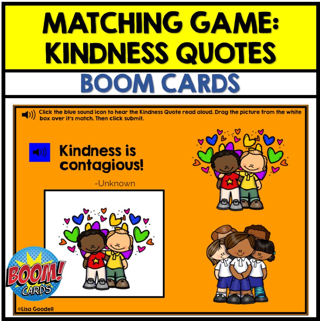Kindness Quotes Matching Game